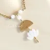 ✨ Collier avec pendentif Lotus en Nacre