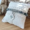 ✨ Bracelet en Oeil de Faucon avec breloque Arbre de Vie