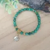 ✨ Bracelet en Jade Vert et Breloque Yin-Yang