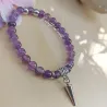 ✨ Bracelet en Améthyste – Pendule de Clarté et d'Harmonie