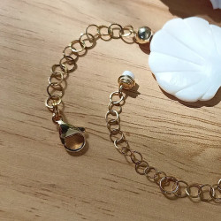 ✨Bracelet en nacre – Coquille Saint-Jacques sculptée