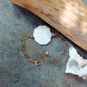 ✨Bracelet en nacre – Coquille Saint-Jacques sculptée