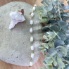 ✨Bracelet Chaine - Perles Heishi en nacre blanche