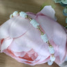 ✨Bracelet Chaine - Perles Heishi en nacre blanche