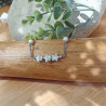✨Bracelet Chaine - Étoiles en nacre blanche